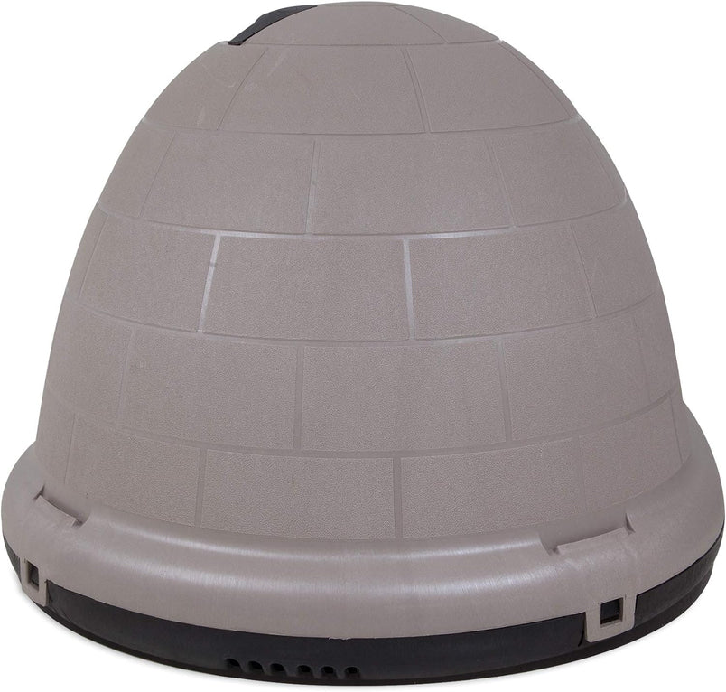 Petmate Indigo Dog House (Igloo Dog House, Made in USA with 90% Recycled Materials, All-Weather Protection Pet Shelter) for XL Dogs -90 to 125 pounds, Made in USA