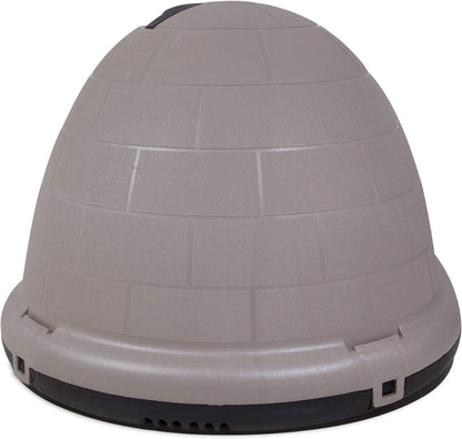 Petmate Indigo Dog House (Igloo Dog House, Made in USA with 90% Recycled Materials, All-Weather Protection Pet Shelter) for XL Dogs -90 to 125 pounds, Made in USA