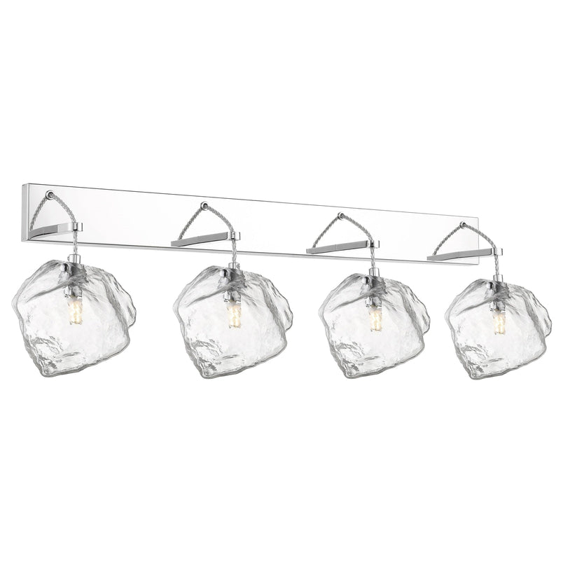 63131LED'sP-MSS/CLR 4 Light Wall / Vanity in Mirrored