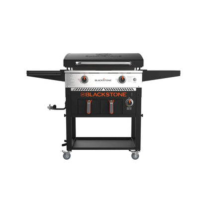 Clearance Sale,Blackstone 2-Burner 28" Griddle with Electric Air Fryer and Hood