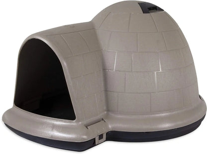 Petmate Indigo Dog House (Igloo Dog House, Made in USA with 90% Recycled Materials, All Weather Protection Pet Shelter) for XL Dogs 90 to 125 pounds, Made in USA