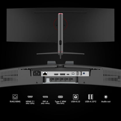 INNOCN 49" Curved Gaming Monitor, 144Hz, HDR400, USB-C, 49C1G