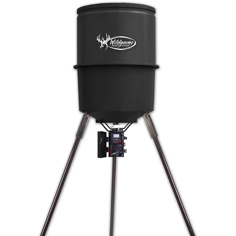 Wildgame Innovations Sports and Outdoors Quick Set Game Feeder, 30-Gal