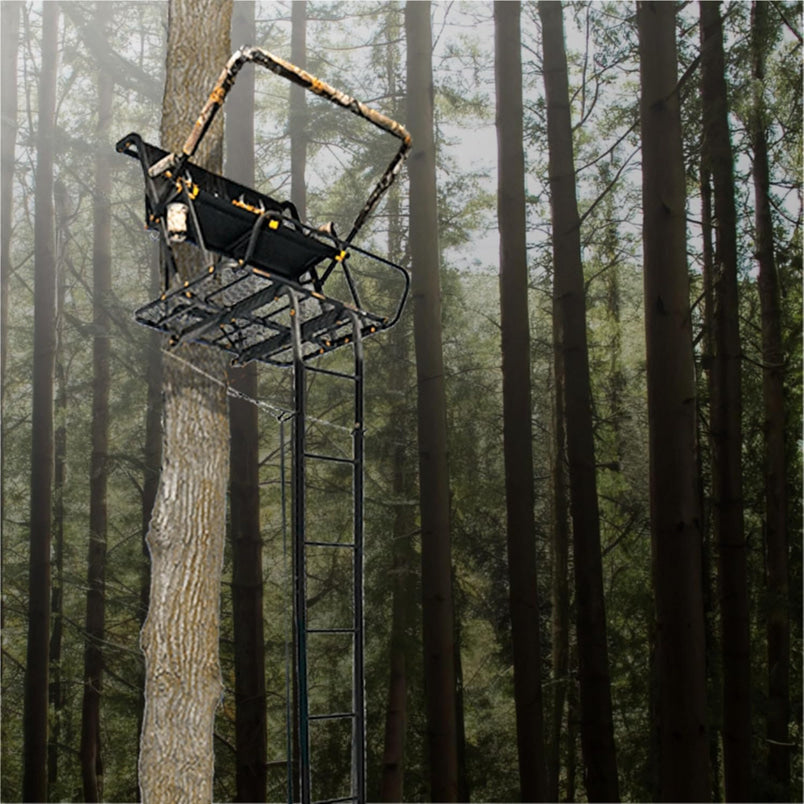 MUDDY Nexus XTL Ladder Tree Stand, 20ft, 500lb Capacity, 2-Person