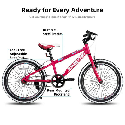 JOYSTAR Lubbock 20" 24" Kids Mountain Bike Single Speed Bicycle