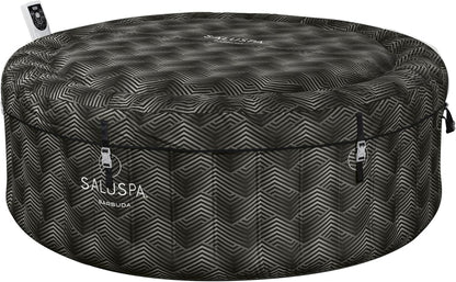Inflatable Hot Tub Spa (71" x 26") | Portable Hot Tub with 2 Covers (1 Energy-Efficient Thermal Cover and 1 Standard Cover) | Fits Up to 2-4 Persons | Black