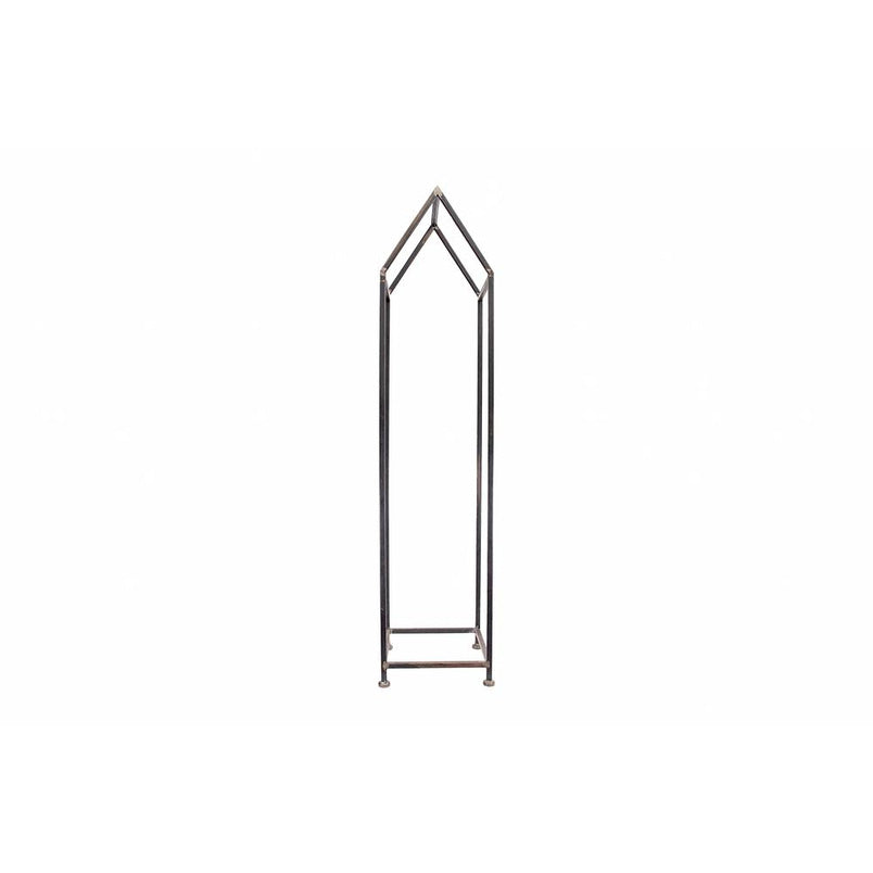 3R Studios House Shaped Metal Log Holder