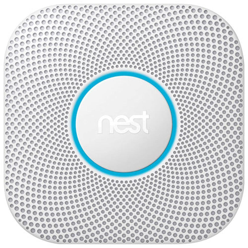 Google Nest Protect 2nd Gen Wired Smoke & CO Alarm with Voice Alerts and Phone Notifications